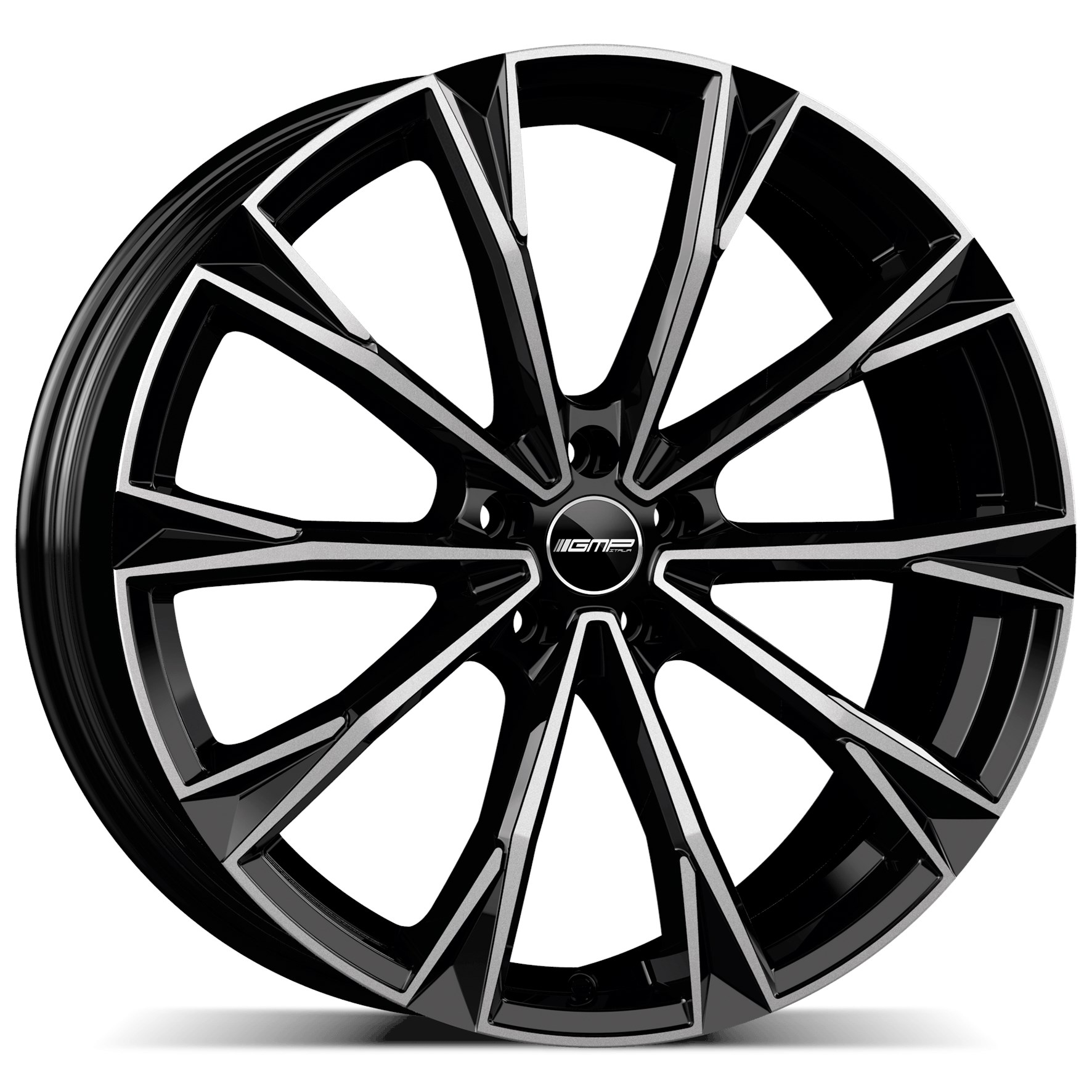 GMP WHEELS TOTALE ZWART GEPOLIJST 8002000063049